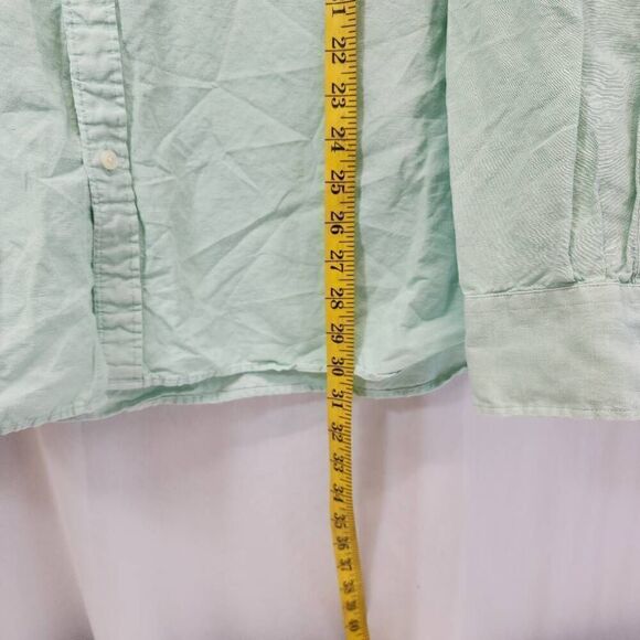 Peter Millar Size XL Long-Sleeve Button-up Linen Blend Men's Shirt R19 - Picture 4 of 7